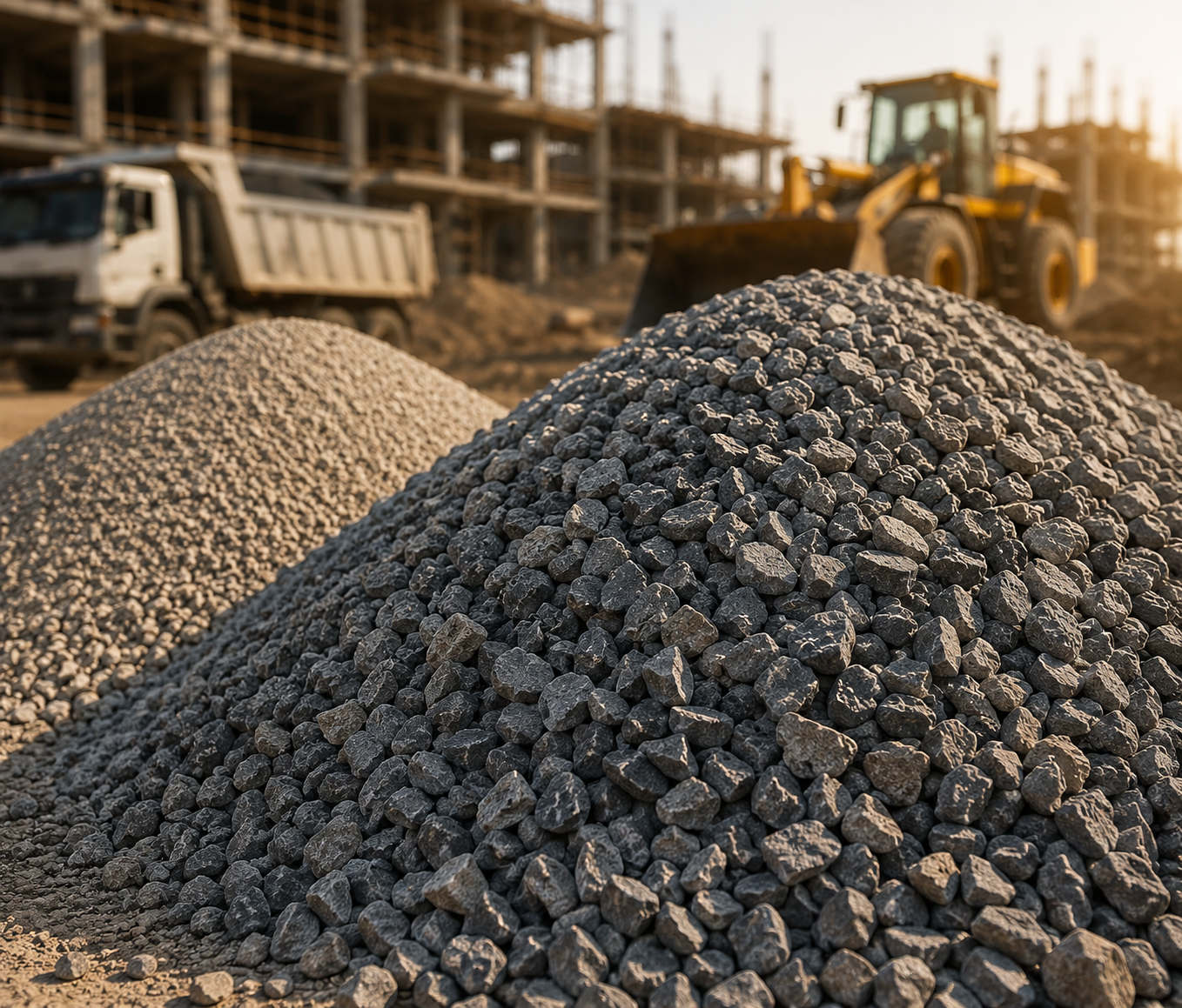 Construction aggregates and crushed stone